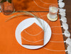 Handcrafted Orange 100% Cotton Napkins (Set of 4) - Terra By Spun