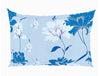 Floral Nantucket Breeze - Light Blue Microfiber Double Bedsheet - Dazzle By Welspun