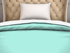 Solid Aqua - Light Green 100% Cotton Shell Single Quilt - Hygro By Spaces