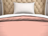 Solid Coral - Pink 100% Cotton Single Duvet Cover - Hygro By Spaces