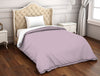 Solid Lilac - Light Violet 100% Cotton Single Duvet Cover - Hygro By Spaces