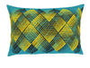 Geometric Teal - Blue 100% Cotton Single Bedsheet - Atrium By Spaces