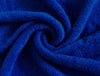 Navy Blue - Dark Blue 100% Cotton Large Towel - Colorfas By Spaces