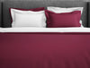 Solid Sangaria - Dark Violet 100% Cotton Double Duvet Cover - Hygro By Spaces