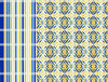 Geometric Blue 100% Cotton Double Bedsheet - Atrium(Seasonbestpremiumaw19) By Spaces