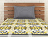 Geometric Grey 100% Cotton Single Bedsheet - Atrium(Seasonbestpremiumaw19) By Spaces