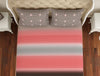 Geometric Coral - Pink 100% Cotton Queen Fitted Sheet - Atrium By Spaces