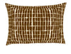 Geometric Brown 100% Cotton Double Bedsheet - Atrium Plus By Spaces