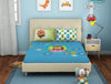 Universal Masala Minions Blue 100% Cotton Double Bedsheet - By Spaces