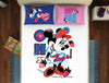 Disney Minnie White 100% Cotton Double Bedsheet - By Spaces