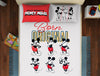 Disney Mickey Grey 100% Cotton Double Bedsheet - By Spaces