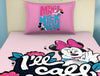 Disney Minnie Light Pink 100% Cotton Single Bedsheet - By Spaces