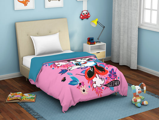Disney Minnie Pink 100% Cotton Single Dohar - By Spaces