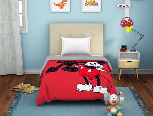 Disney Mickey Red 100% Cotton Single Dohar - By Spaces