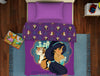 Disney Jasmine Dark Purple - Dark Violet 100% Cotton Shell Single Quilt - By Spaces