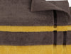 Mustard/Chocola 4 Piece 100% Cotton Towel Set - Atrium By Spaces