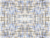 Geometric Ink Blue - Dark Blue 100% Cotton Double Bedsheet - Atrium Plus By Spaces