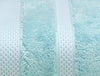 Aqua Green - Light Green 100% Cotton Bath Towel - Hygro By Spaces
