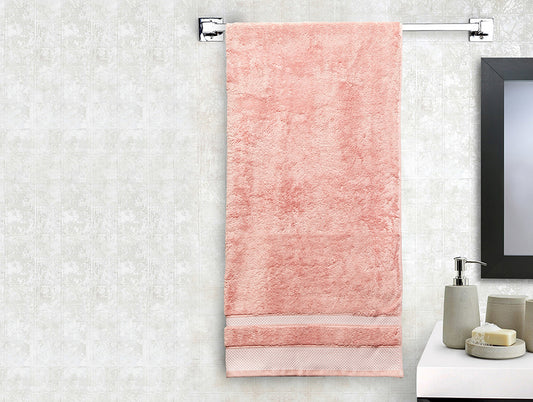 Coral - Brown 100% Cotton Bath Towel - Hygro By Spaces