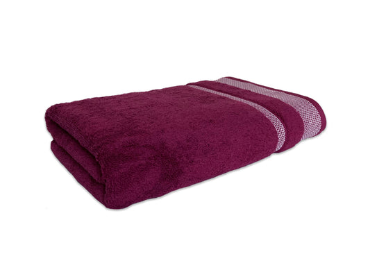 Sangaria - Dark Violet 100% Cotton Bath Towel - Hygro By Spaces