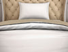 Solid White/Taupe 100% Cotton Shell Single Quilt - Hygro By Spaces