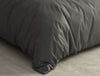 Solid Dark Grey Polyester Fleece Blanket - Cushlon By Spaces