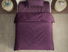 Solid Purple Polyester Blanket Fleece - Cushlon By Spaces