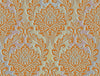Ornate Golden Oak - Orange 100% Cotton Queen Fitted Sheet - Welspun Anti Bacterial By Welspun