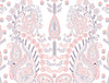Ornate Purple/Orange - Violet 100% Cotton Single Bedsheet - 2-In-1 By Welspun