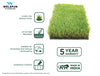 Welspun Fade Resistant Grass Mat -Green