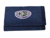 Wimbledon 2022 Face Towel Set - 2 Piece - 100% Cotton - Midnight Blue - Dark Blue - By Spaces