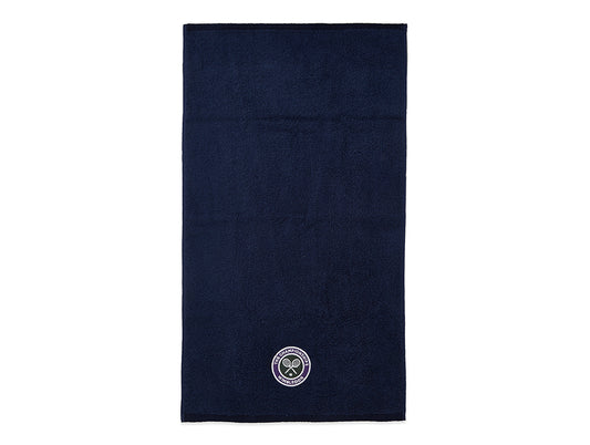 Wimbledon 2022 Hand Towel - 100% Cotton - Midnight Blue/Dark Blue - By Spaces
