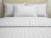 Solid White 100% Cotton Single Bedsheet - Welspun Hospitality By Welspun