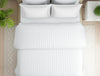 Solid White 100% Cotton Large Bedsheet - Welspun Hospitality By Welspun