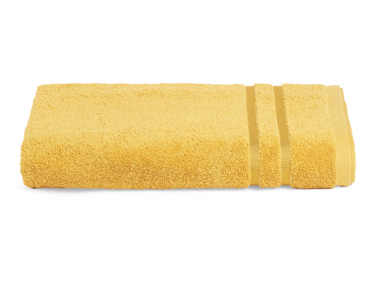 Mustard - Dark Yellow 100% Cotton Bath Towel - Atrium By Spaces