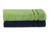 Green/Midnight 2 Piece 100% Cotton Bath Towel Set - Atrium By Spaces