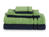 Green/Midnight 6 Piece 100% Cotton Towel Set - Atrium By Spaces