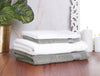 White/Gunmetal 4 Piece 100% Cotton Towel Set - Atrium Plus By Spaces