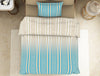 Ornate Canary Blue - Blue 100% Cotton Single Bedsheet - Adonia By Spaces