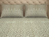 Ornate Tree House - Light Brown 100% Cotton Queen Fitted Sheet - Welspun Anti Bacterial By Welspun