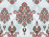Ornate Rubicondo - Red 100% Cotton Single Bedsheet - Seasons Best Premium By Welspun