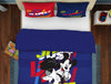 Disney Mickey Blue 100% Cotton Double Bedsheet - By Spaces