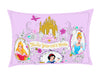 Disney Mixed Princess Mauve - Light Violet 100% Cotton Double Bedsheet - By Spaces
