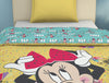 Disney Minnie Sunshine - Yellow 100% Cotton Shell Single Quilt - By Spaces