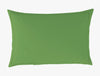 Solid Piquant Green - Dark Brown Cotton Rich Single Bedsheet - Restora By Welspun