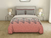 Floral Coral Almond - Coral 100% Cotton Shell Double Quilt - By Spaces