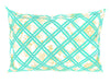 Floral Aruba Blue - Aqua 100% Cotton Shell Bed In A Bag - Bonica By Spaces