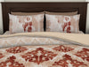 Ornate Wheat - Beige 100% Cotton Shell Bed In A Bag - Reagalis By Spaces