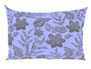 Floral Purple Heather - Light Violet 100% Cotton Queen Fitted Sheet - Bonica By Spaces