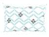 Geometric Plume - Light Aqua 100% Cotton Large Bedsheet - Geostance By Spaces